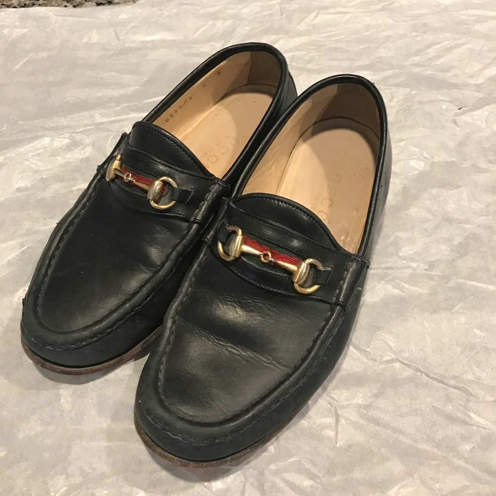 ❌SOLD❌Gucci black harness horse but loafers size 5